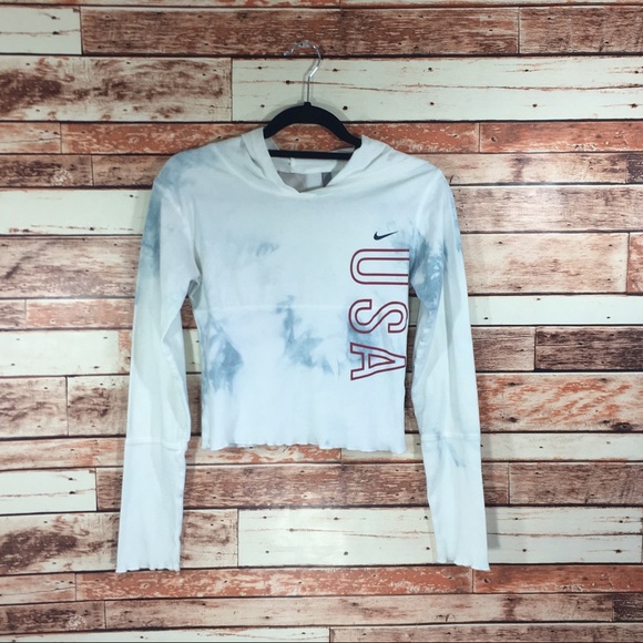 Nike Tops - nike usa tie dye hoodie